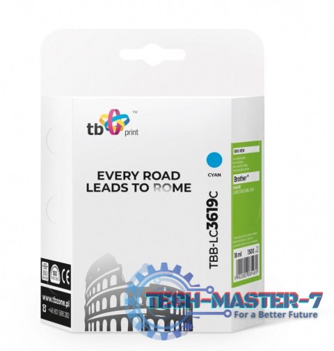 Tusz do Brother MFC-J2330DW CY TBB-LC3619C 100% nowy