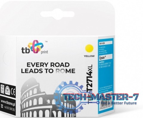 Tusz do Epson WF-3620 TBE-T2714XL żółty 100% nowy