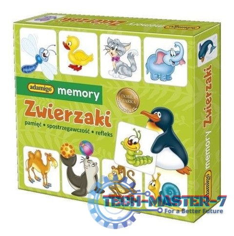 Gra Memory Zwierzaki