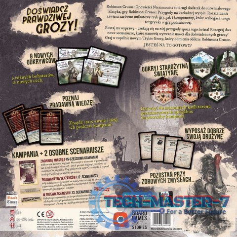 Gra Robinson Crusoe: Opowieści Niesamowite - rozszerzenie do gry Gra Robinson Crusoe: Opowieści Niesamowite - rozszerzenie do gry