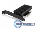 Karta PCIe z gniazdem M.2 M-Key dla jednego dysku SSD M.2 NVMe IB-PCI214M2-HSL