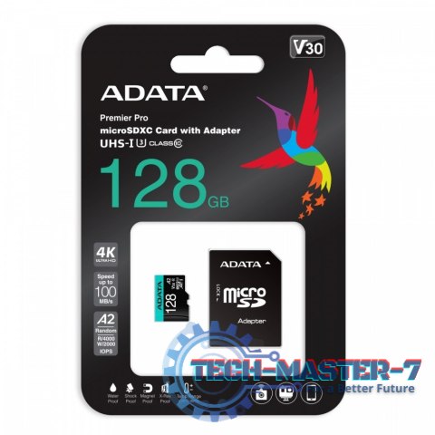 Karta pamięci microSD Premier Pro 128 GB UHS1 U3 V30 A2 + adapter