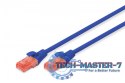 Patch cord U/UTP kat.6 PVC 5m niebieski