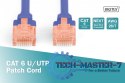 Patch cord U/UTP kat.6 PVC 5m niebieski