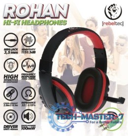 Słuchawki stereofoniczne PC Rohan, z mikrofonem, 2x mini jack 3,5mm (in/out)