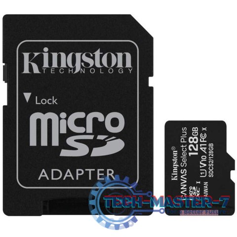 Karta pamięci microSD 128GB Canvas Select Plus 100MB/s Adapter