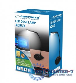 Lampka led biurkowa Acrux czarna
