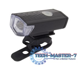 Lampka led rowerowa na przód usb avior