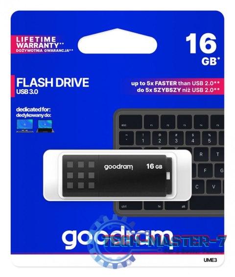 Pendrive UME3 16GB USB 3.0 Czarny