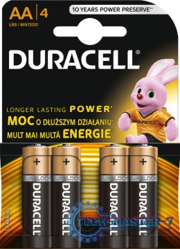 Baterie DURACELL Alkaliczna LR6 4 szt. MN1500 (K4) Copper and Black
