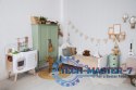 Drewniana kuchnia dla dzieci retro piekarnik palniki zlew akcesoria kuchenne ECOTOYS ECOTOYS