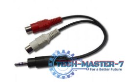 GEMBIRD CCA-406 0.2m /s1x MiniJack 3.5 mm (wtyk) 2x RCA (Chinch)