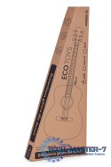 Gitara dla dzieci różowa duża - 34` drewniana 6 strun metalowe i nylonowe ECOTOYS ECOTOYS