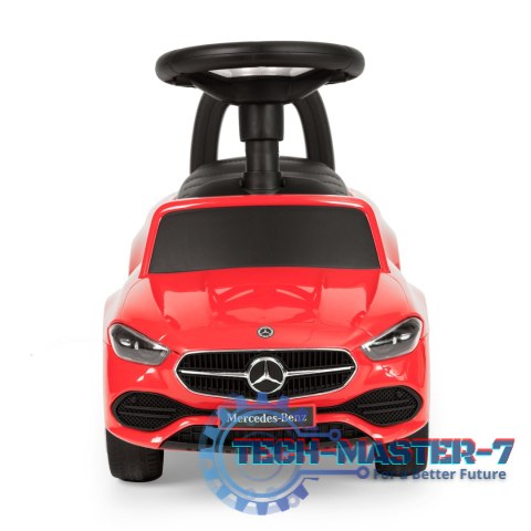 Jeździk autko Mercedes C CLASS interaktywna kierownica dźwięki czerwony MULTISTORE Jeździk autko Mercedes C CLASS interaktywna kierownica dźwięki czerwony MULTISTORE
