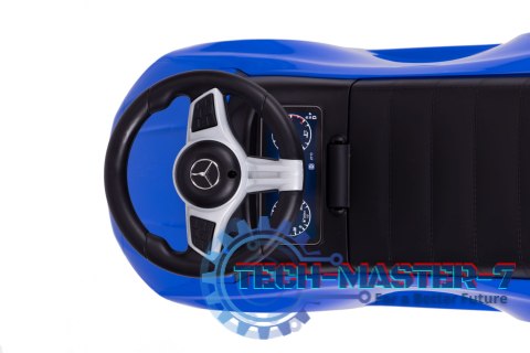 Jeździk autko Mercedes C CLASS interaktywna kierownica dźwięki niebieski MULTISTORE Jeździk autko Mercedes C CLASS interaktywna kierownica dźwięki niebieski MULTISTORE