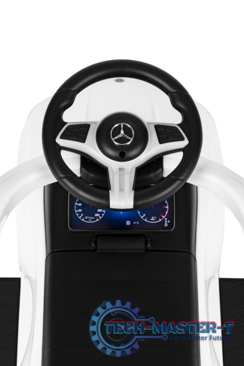 Jeździk pchacz autko Mercedes C CLASS interaktywna kierownica prowadnik biały MULTISTORE Jeździk pchacz autko Mercedes C CLASS interaktywna kierownica prowadnik biały MULTISTORE