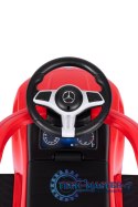 Jeździk pchacz autko Mercedes C CLASS interaktywna kierownica prowadnik czerwony MULTISTORE