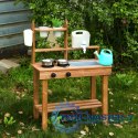Kuchnia błotna dla dzieci outdoor z drewna jodłowego ECOTOYS ECOTOYS