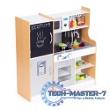 Kuchnia dla dzieci z dźwiękiem i LED tablica kredowa metalowe akcesoria MDF +3 lata ECOTOYS ECOTOYS