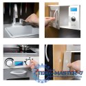 Kuchnia dla dzieci z dźwiękiem i LED tablica kredowa metalowe akcesoria MDF +3 lata ECOTOYS ECOTOYS