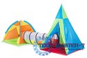 Namiot dla dzieci plac zabaw 3w1 iglo tipi tunel zestaw IPLAY IPLAY