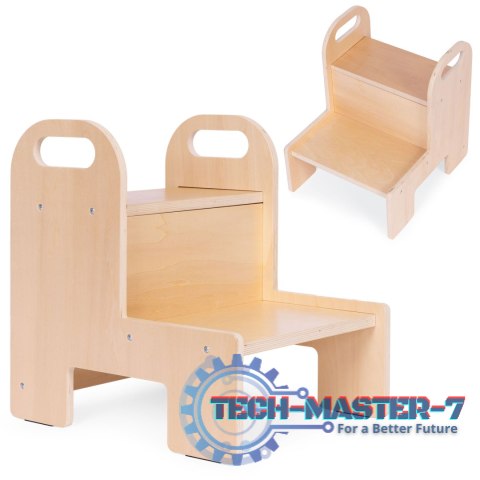 Pomocnik kuchenny kitchen helper schodki dla dzieci sklejka ECOTOYS ECOTOYS