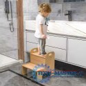 Pomocnik kuchenny kitchen helper schodki dla dzieci sklejka ECOTOYS ECOTOYS