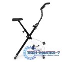 Rowerek treningowy rower stacjonarny fitness mechaniczny licznik komputer płynna regulacja - biały ModernHome ModernHome