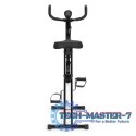 Rowerek treningowy rower stacjonarny fitness mechaniczny licznik komputer płynna regulacja - biały ModernHome ModernHome