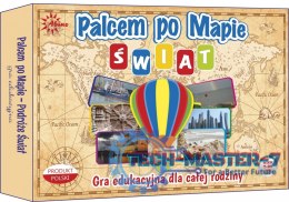 Gra Palcem po mapie - Świat