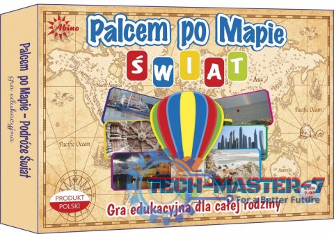 Gra Palcem po mapie - Świat