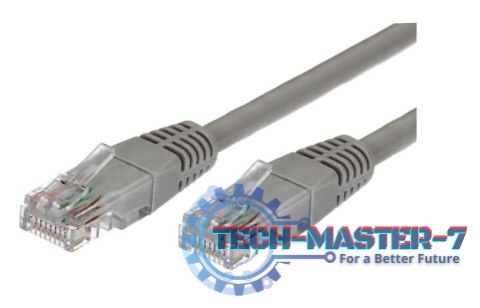 Kabel Patchcord miedziany kat.6A RJ45 UTP 3m szary