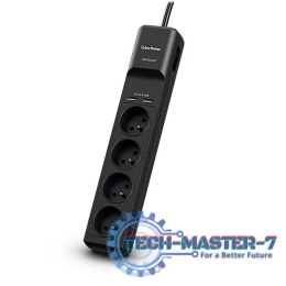 Listwa przeciwprzepięciowa P0420SUD0-FR 4xFR/2xUSB/1,8 m