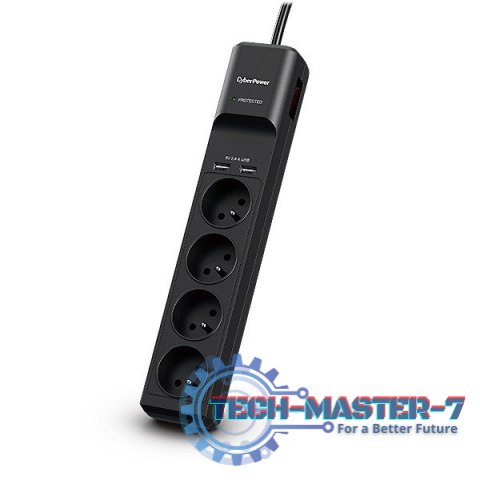 Listwa przeciwprzepięciowa P0420SUD0-FR 4xFR/2xUSB/1,8 m Listwa przeciwprzepięciowa P0420SUD0-FR 4xFR/2xUSB/1,8 m