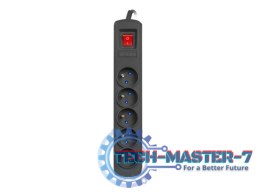 Listwa zasilająca R5 5m 5x230V PL 10A Czarna