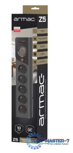 Listwa zasilająca Z5 1.5M 5x230V 10A Z5/15/CZ czarna Listwa zasilająca Z5 1.5M 5x230V 10A Z5/15/CZ czarna