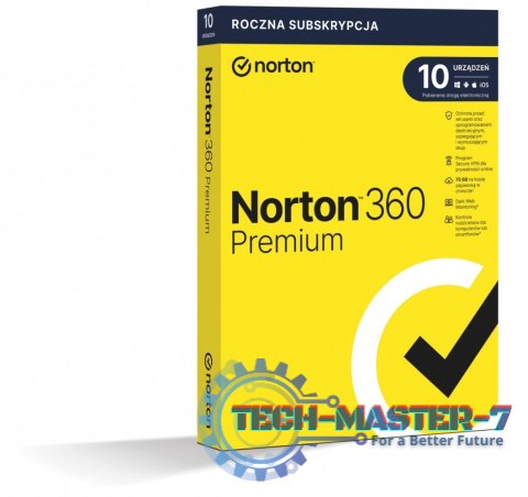 *Norton 360 PREMIUM 75GB PL 1U 10Dvc 1Y 21408749