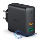 PA-D1 ładowarka sieciowa 2xUSB Power Delivery (1xUSB A+1xUSB C) 5.4A 30W Dynamic Detect
