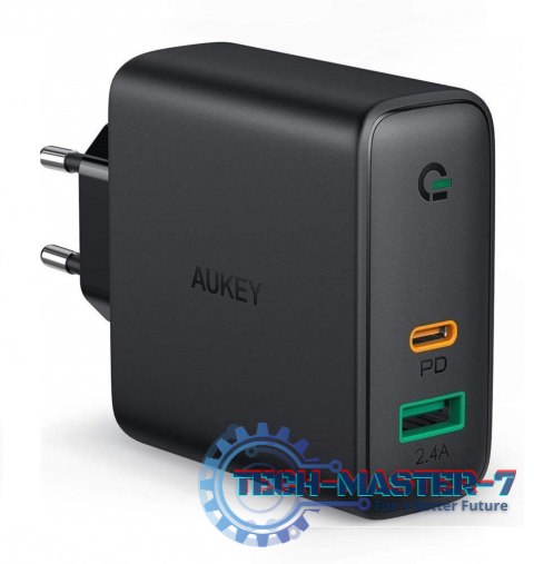 PA-D1 ładowarka sieciowa 2xUSB Power Delivery (1xUSB A+1xUSB C) 5.4A 30W Dynamic Detect