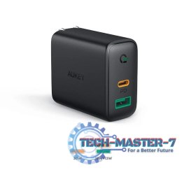 PA-D1 ładowarka sieciowa 2xUSB Power Delivery (1xUSB A+1xUSB C) 5.4A 30W Dynamic Detect