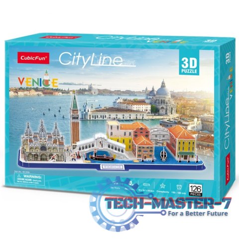 Puzzle 3D City Line Wenecja