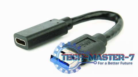 Adapter USB 3.1 A męski do USB C żeński 10 cm