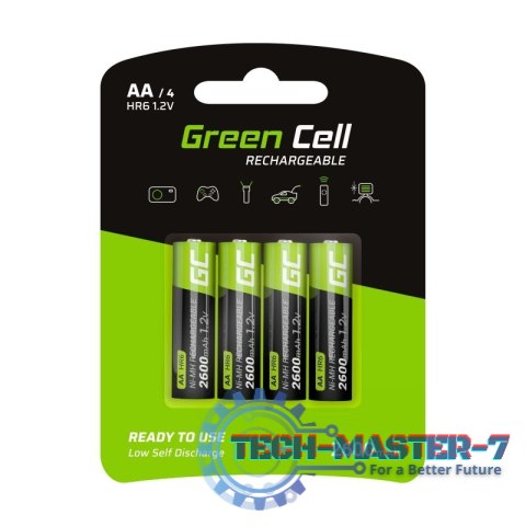 Akumulatorki Paluszki 4x AA R6 2600mAh