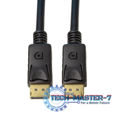 Kabel DisplayPort 1.4 8K/60Hz 2m Czarny Kabel DisplayPort 1.4 8K/60Hz 2m Czarny