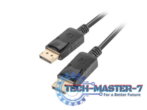 Kabel DisplayPort M/M 20 PIN V1.2 0.5M 4K czarny