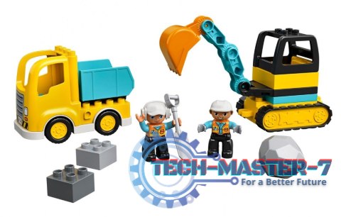 Klocki DUPLO 10931 Ciężarówka i koparka gąsienicowa Klocki DUPLO 10931 Ciężarówka i koparka gąsienicowa