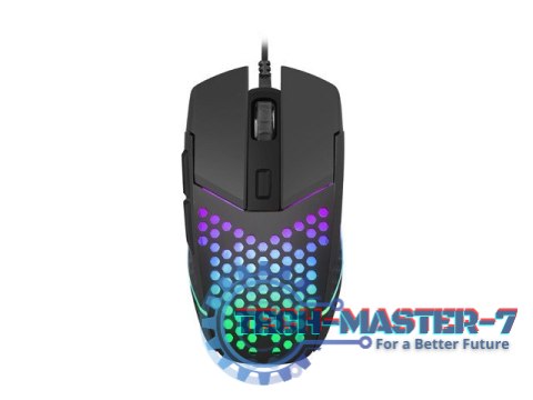 Mysz Battler 6400 DPI dla graczy podświetlenie Czarna Mysz Battler 6400 DPI dla graczy podświetlenie Czarna