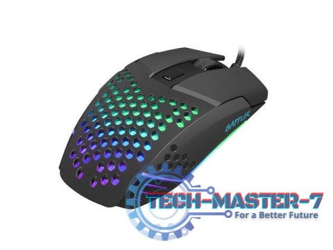 Mysz Battler 6400 DPI dla graczy podświetlenie Czarna Mysz Battler 6400 DPI dla graczy podświetlenie Czarna