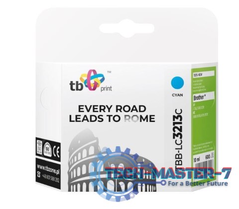 Tusz do Brother DCP-J722DW cyan TBB-LC3213C 100% nowy