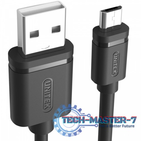 Kabel USB - microUSB 2.0, 2M, M/M; Y-C455GBK Kabel USB - microUSB 2.0, 2M, M/M; Y-C455GBK